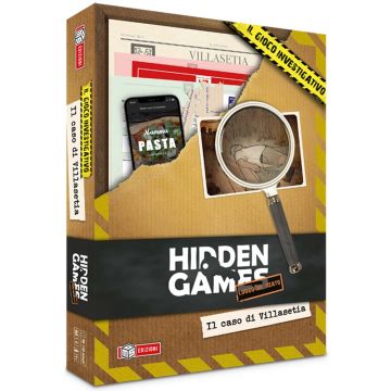 HIDDEN GAMES Il Caso di Villasetia Gioco da Tavolo 14+