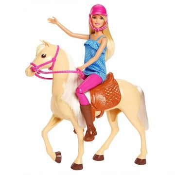 BARBIE Bionda con Cavallo 3+