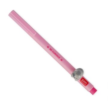 PENNA LOVELY FRIENDS KITTY Gel Rosa con Animale | Penna Non Cancellabile Legami