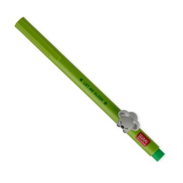 PENNA LOVELY FRIENDS KOALA Gel Verde con Animale | Penna Non Cancellabile Legami