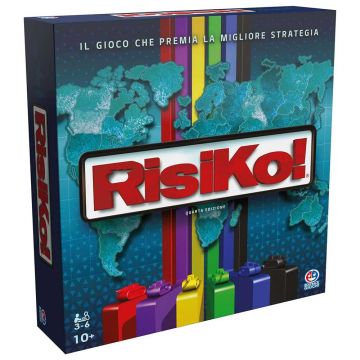 RISIKO Gioco da Tavolo Classico 4° Edizione 10+