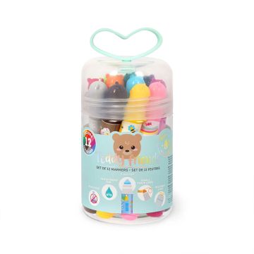 SET DA 12 PENNARELLI ORSO Teddy Friends | Pennarelli Legami